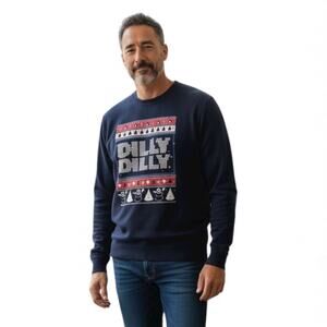 Bud Light Dilly Dilly Unisex Ugly Christmas sweatshirt size M